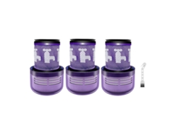 Pack de 3 filtros Hepa de repuesto para Dyson V12 Detect Slim Duster CHRUI
