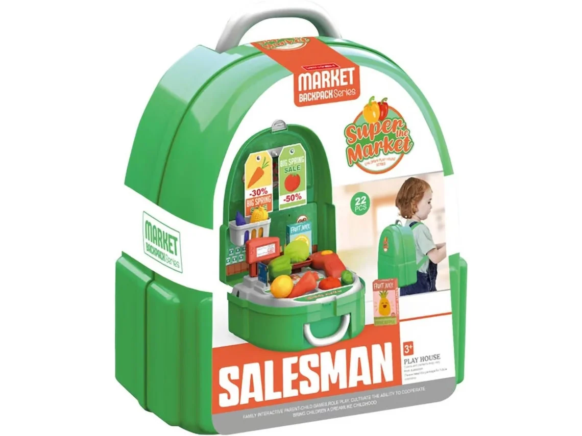 Mochila KIDZUP de Supermercado (22 piezas)