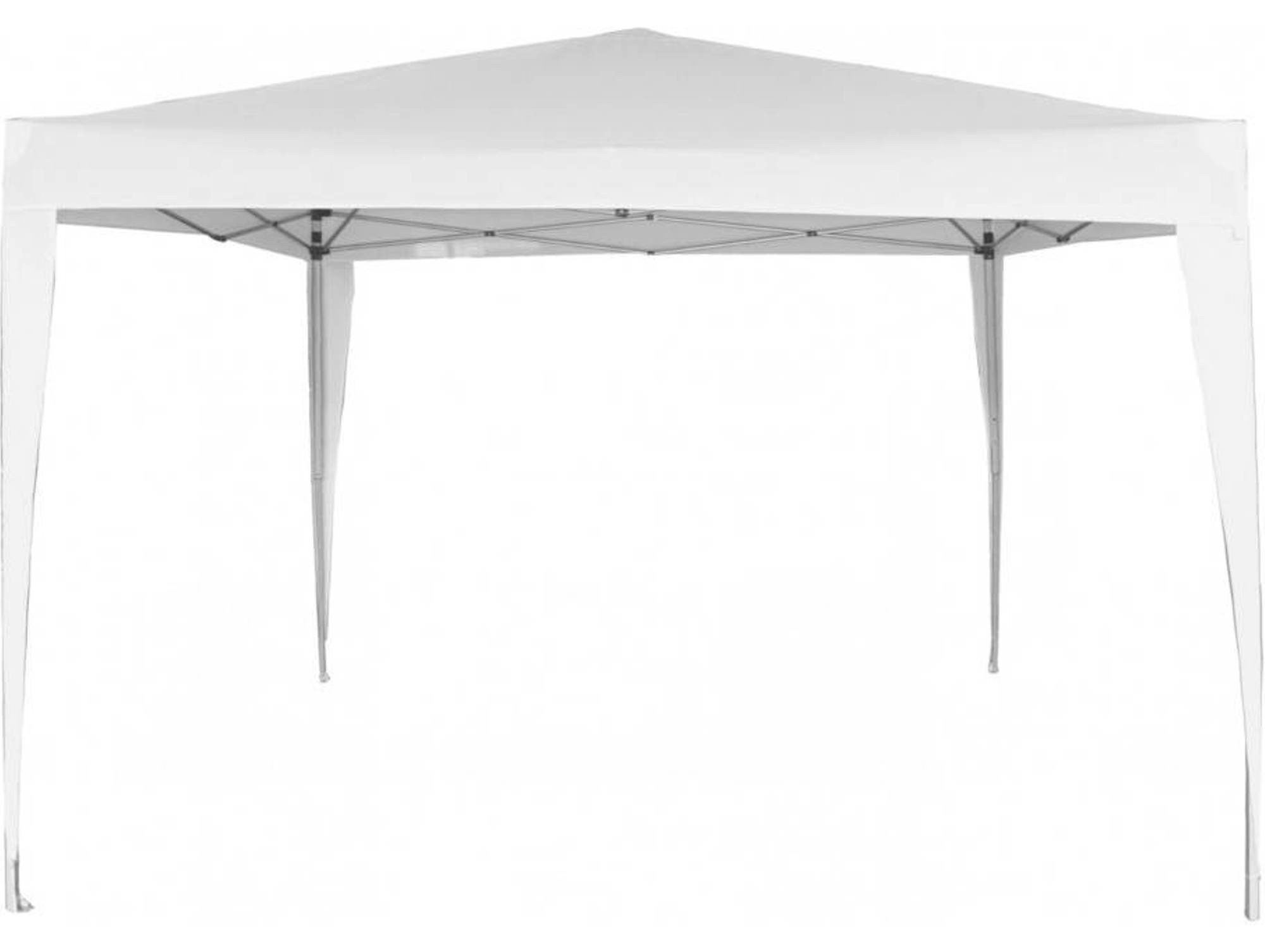 Cenador plegable y ajustable en altura 300x300x240/250 cm blanco AKTIVE