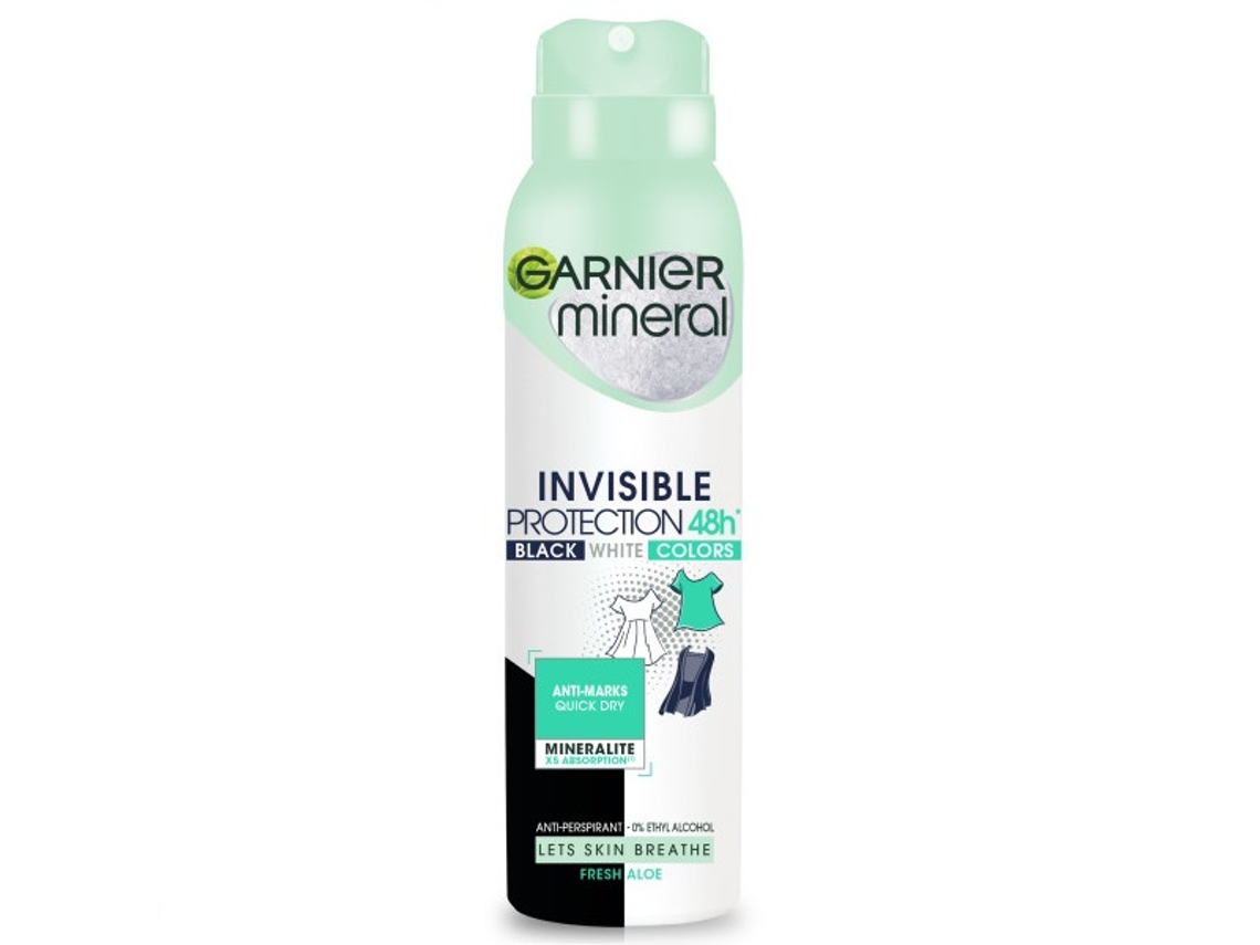 Desodorante antitranspirante mineral con aloe vera, 150 ml Garnier