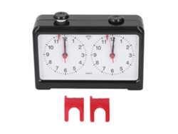 Reloj De Ajedrez Cuarzo Multifuncional Ornamentos Retro Con Pilas Para Juegos De Mesa