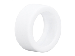 Capa De Anel De Silicone Para Ring 3 Resistente A Arranhões Amigável À Pele Tamanhos 6-10 Branco