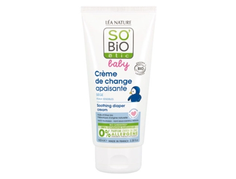 Crema de Pañal Calmante para Bebé 100 Ml SO'BIO ÉTIC