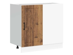 Mueble de cocina inferior Lucca fabricado con derivados de madera antigua EXCLUSIVA DE LA CASA