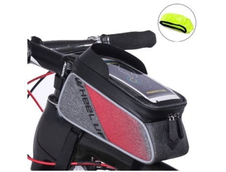 Chronus Bolsa para Cuadro de Bicicleta Bolsa para Bicicleta Accesorios para Bicicleta Regalos para Ciclismo para Hombres Rojo BISBISOUS