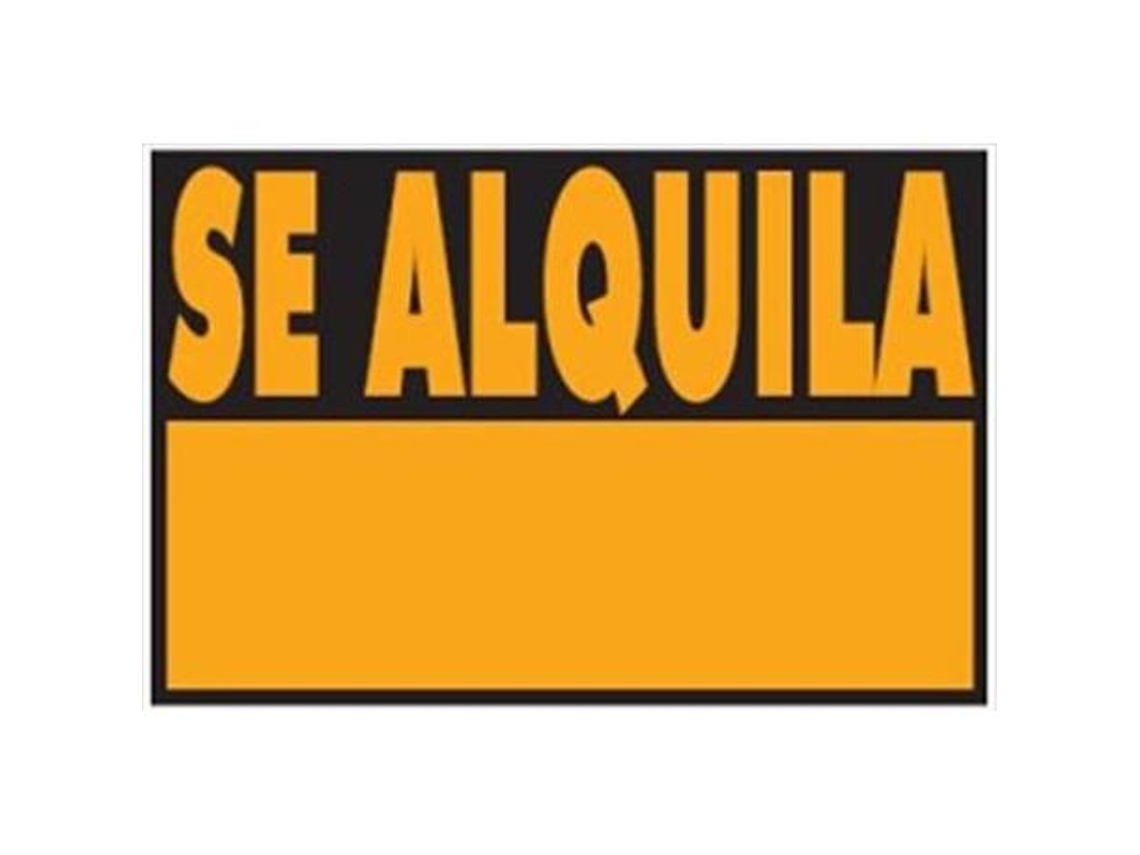 Cartel se alquila 70x50 cm