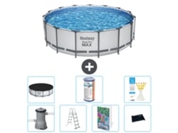 Bestway Piscina Bestway Steel Pro Max Redonda - 488x122 Cm - 8-peças S619