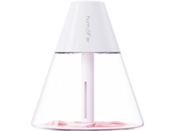 Mini Humidificador 260ml De Escritorio, Diseño Volcán, Silencioso Con Led