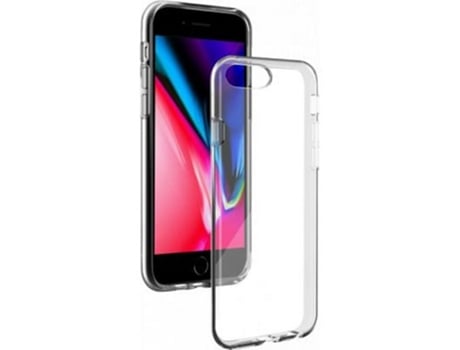 Funda para iPhone 6/8/7 BIGBEN CONNECTED Piel Sintética Textura Suave Transparente