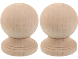 Tapas De Madera Natural Para Postes De 8x10 Cm Para Muebles Y Vallas, Paquete De 2