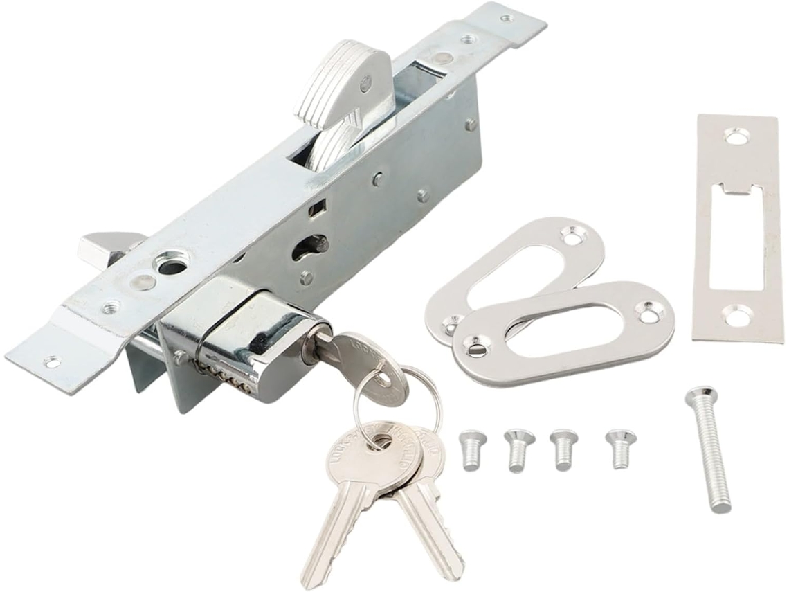 Cerradura Para Puerta Corredera Whychstore 55 Mm, Seguridad, Resistente, Aleación De Zinc