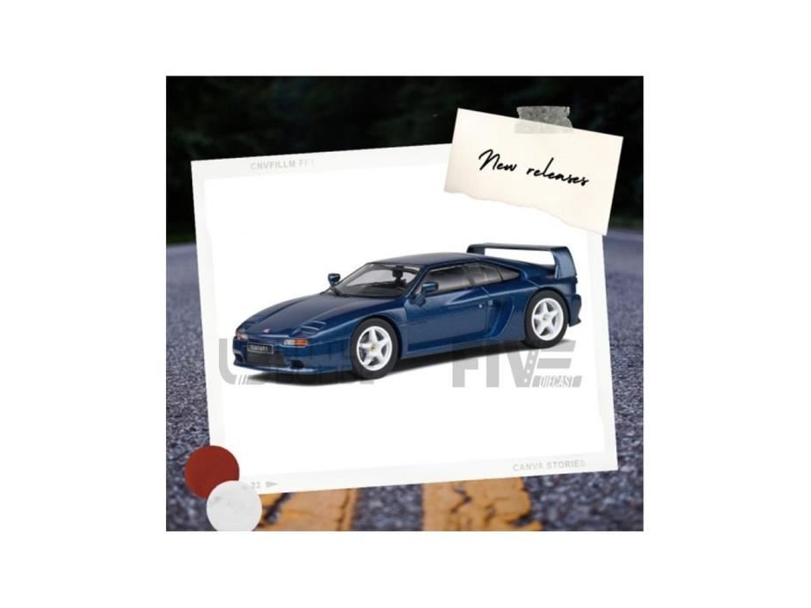 Coche Miniatura Coleccionable Solido 1/43 Venturi 400 Gt Azul