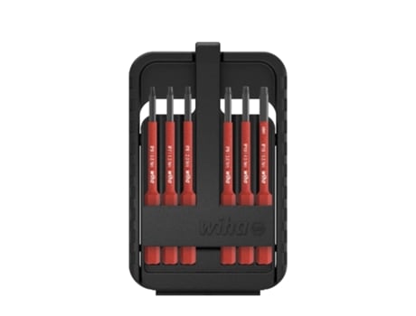 WIHA Juego de bits slimBit electric TORX PLUS®, de 7 unid., incl. caja de slimBits (43155)