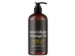 Aceite corporal hidratante anticelulítico suave y no irritante, Aceite de masaje Wachinas, 240 ml