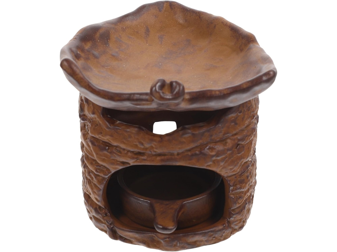 Quemador De Fragancias Decorativo De Cerámica Pequeño De Estilo Retro, Difusor De Aceites Esenciales
