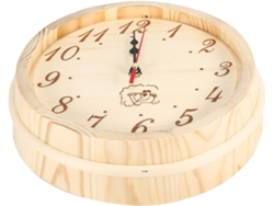 Elegante Reloj De Madera Para Sauna, De Pared, Resistente A Altas Temperaturas, Para Sala De Sauna.