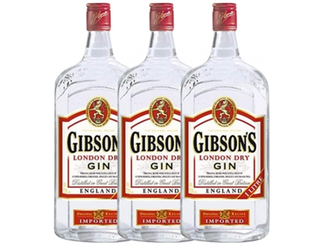 Gin BARDINET Bardinet Gibson's Gin (1 L - 3 unidades)