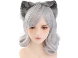Diademas Hechas A Mano Con Orejas De Lobo Para Disfraz De Gatita. Orejas De Bestia.