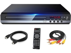 Reproductor De Dvd Hd 1080p Para El Hogar Con Tv Box, Multirregión, Cd-disc, Evd, Salida Av, Enchufe Europeo.