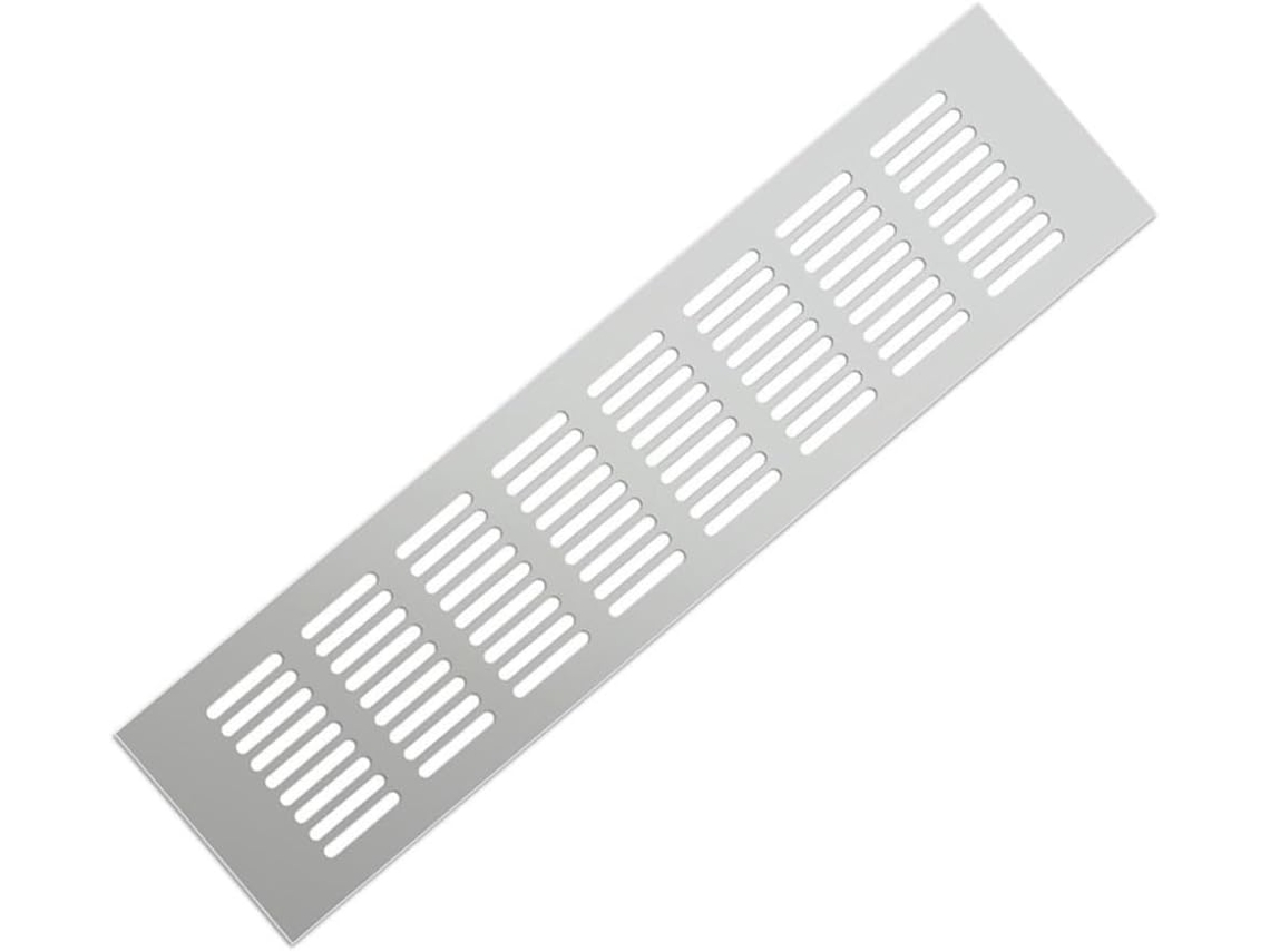Rejillas De Ventilación, 50 Mm / 1,96 Pulgadas Ancho, Aleación Aluminio, Malla Transpirable, Rectangular, P...