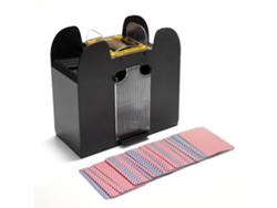 Barajador automático eléctrico de cartas para 6 barajas con batería