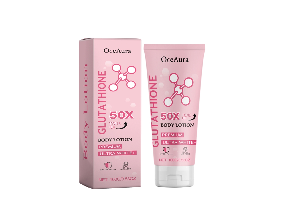 Loción corporal iluminadora e hidratante
