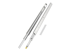 Guías telescópicas de alta resistencia de 1524 mm con bloqueo, de acero duradero y galvanizado Tekmaquinas