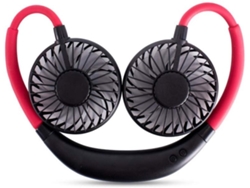 Mini Ventilador Portátil Colgante Para El Cuello Mini Luz Led Recargable Por Usb Con De