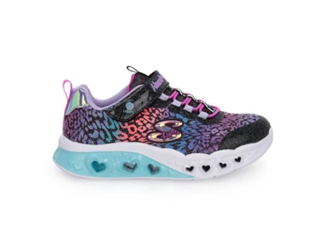 Zapatillas de Niños SKECHERS Bkmt Flutter Heart Morado (32)
