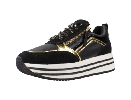 Zapatos de Mujer GEOX Kency Tecido Negro (38)