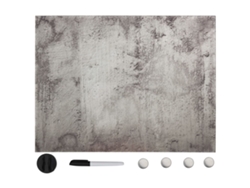 vidaXL Pizarra magnética de pared vidrio 80x60 cm