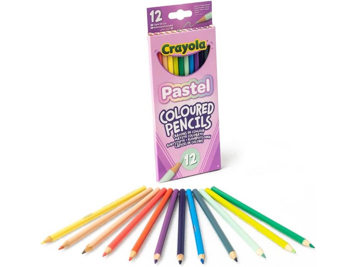 Lápis CRAYOLA Coloured Pencils Pastel 12