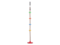 Columpio De Cuerda Para Trepar Al Aire Libre Con Plataforma Y Asiento De Disco Antideslizante Para Niños.