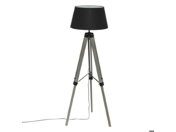 Candelabro Trípode Pie E27 40 W H. 145 cm Negro