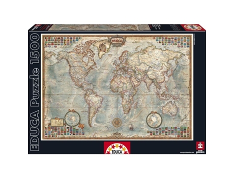Puzzle 2D EDUCA Mapa Político