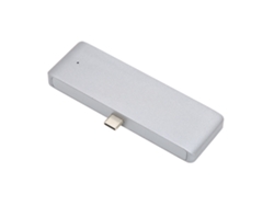 Adaptador Multifuncional Usb-c Con Salida 4k Hd, Pd Y Conector De 3,5 Mm Para S9 Plus, Note 9 Y 8 (gris)