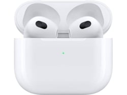 Airpods 3ª Generación APPLE (In Ear - Micrófono - Blanco) + Caja de Carga Lightning