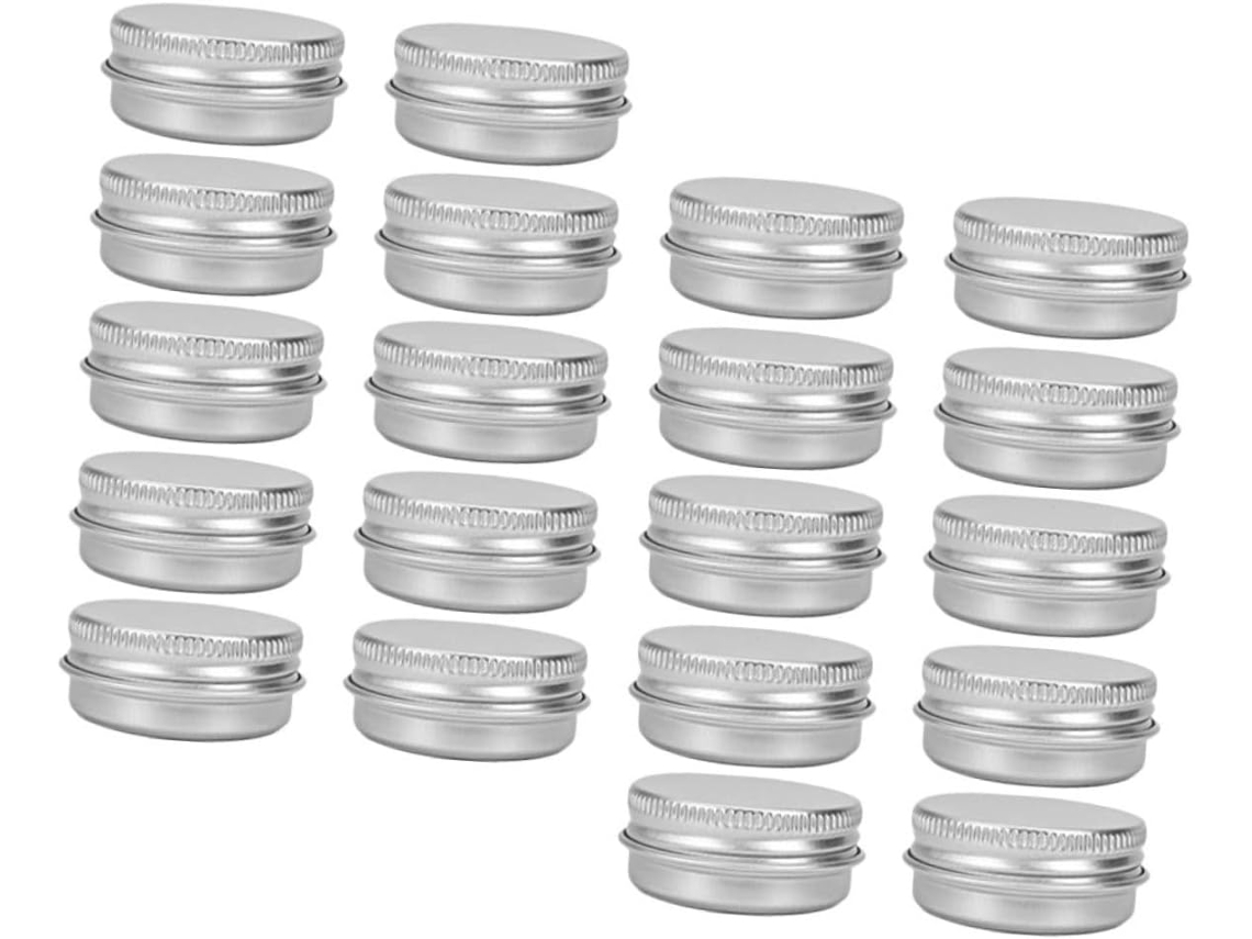 30pièces Boîtes Rondes Para Maquillage Aluminium À Cosmétiques De