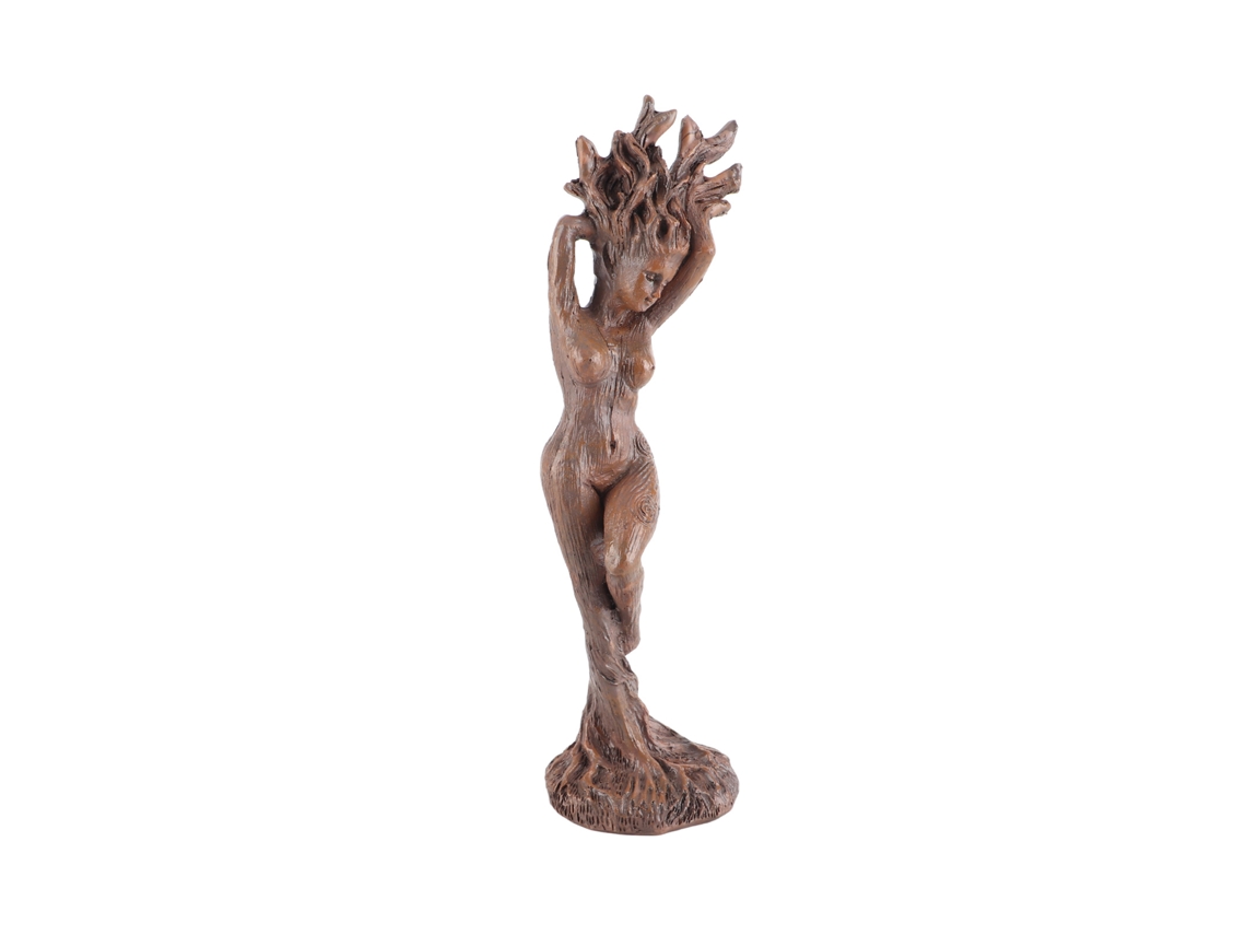 Figura De Resina Estatua Humanoides Ornamentos Cara De Árbol Decoración Hogar Jardín Patio Parque