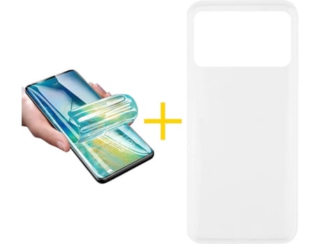 Carcasa + Protector de Pantalla para Xiaomi MI 11 Ultra ACCETEL Transparente Claro