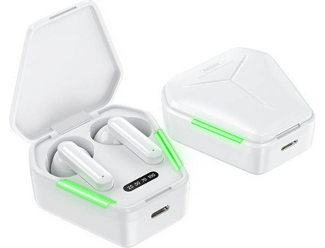 Auriculares Bluetooth True Wireless CHRONUS REMAX8192 (In Ear - Micrófono - Noise Cancelling - Blanco)