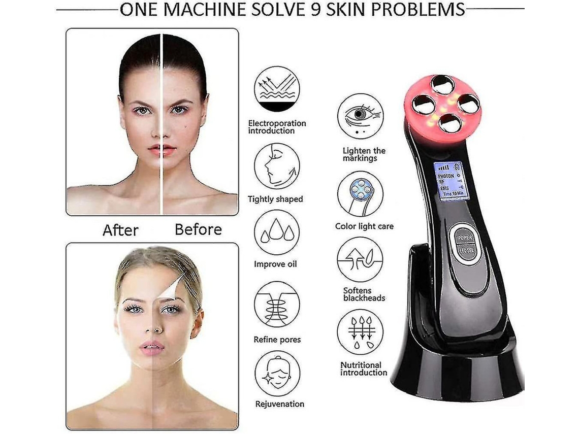 Masajeador Facial YIZHOOD ELP659 Negro