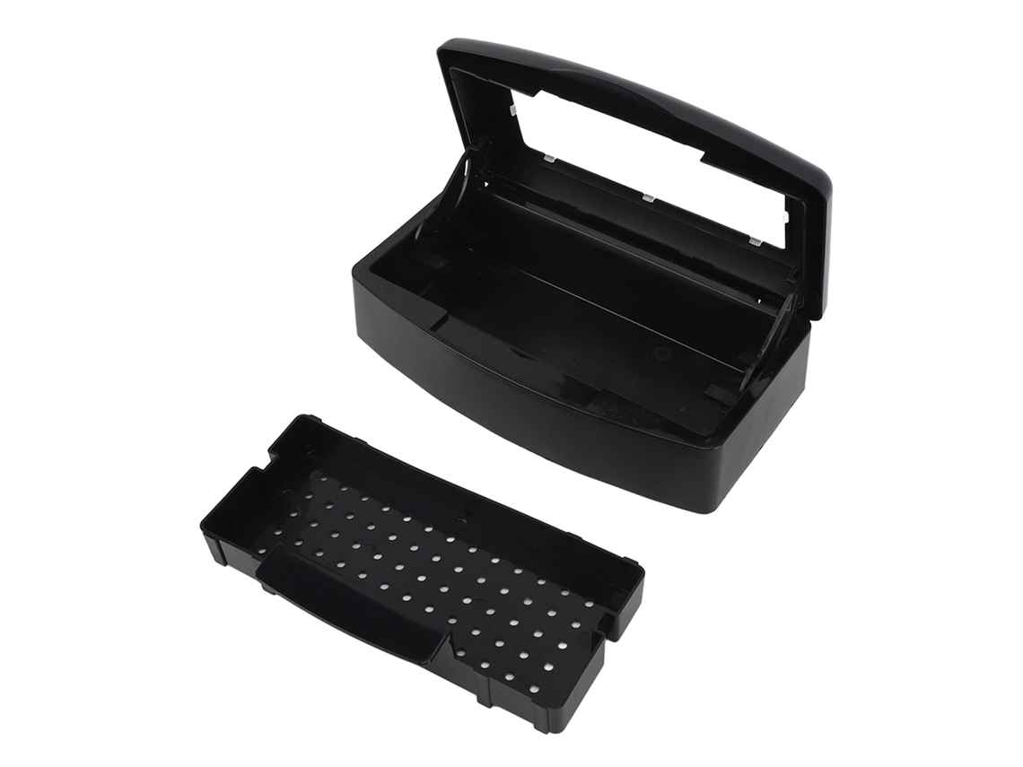 Caja Y Bandeja Limpiadora Multifuncional Para Herramientas De Uñas Artísticas