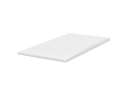 Protector de cama de espuma de poliuretano Beliani Calm White 140x200x6