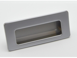 Tirador rectangular para muebles Zamac 83x36 mm Cromo mate HARDWAREXCHANGE