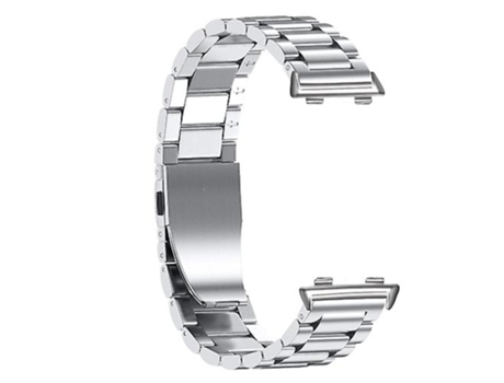 Correa De Reloj Inteligente Para Reloj Oppo Correa De Reloj De Acero De 46 Mm Con Tres Cuentas Plateadas VENISYMLIS