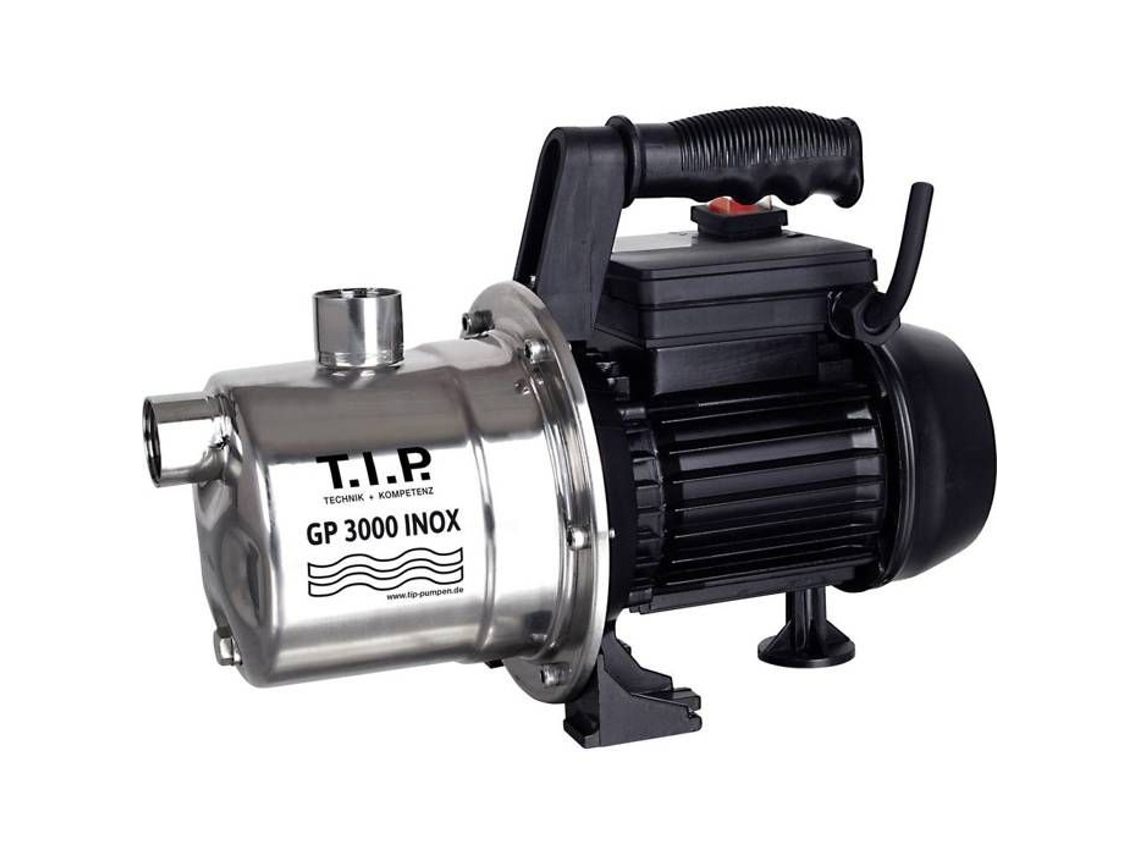 Bomba de jardín autocebante Tip Gp 3000 de acero inoxidable, 550 W, 2950 L/h