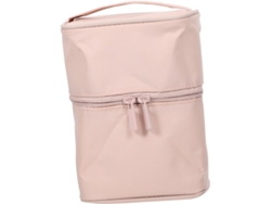 Neceser Portátil, Bolsa De Viaje Impermeable, Gran Capacidad, Diseño Rosa Cereza, Tipo Cubo