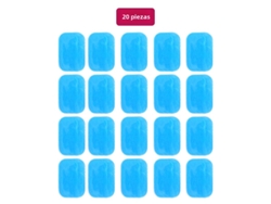 (20 Piezas) Parche De Gel De Entrenamiento Para Masaje Relajante De 4 X 6 Cm