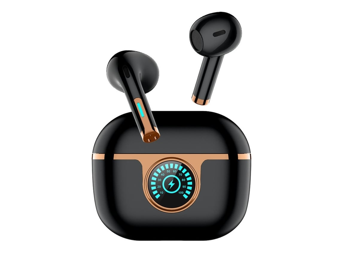 Auriculares YEMAESRE Bluetooth con Cancelación de Ruido Negros